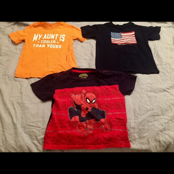 Marvel, Made in the U.S.A, & Old Navy Other - *FP, 5T Boy Short Sleeve T- Shirts